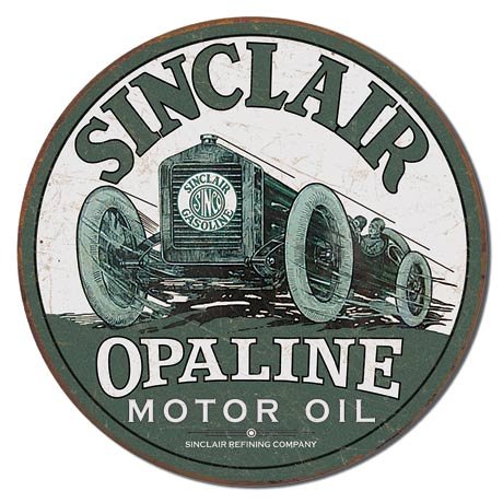Placă metalică - Sinclair (Opaline Motor Oil)