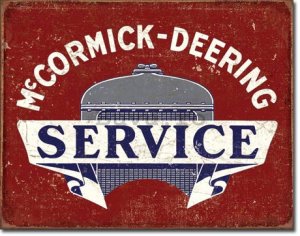Placă metalică - McCormick Deering Serice