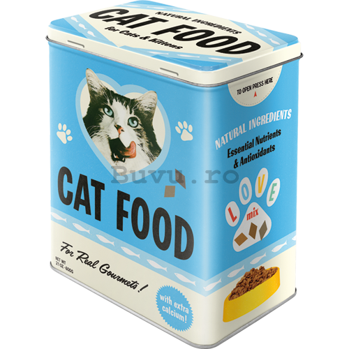 Cutie metalică L - Cat Food