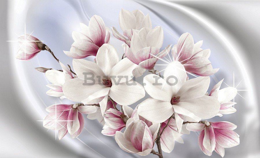 Fototapet vlies: Magnolii (1) - 184x254 cm