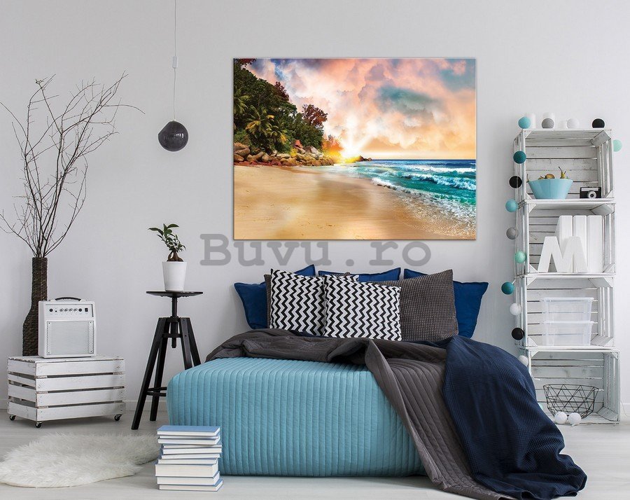 Tablou canvas: Paradis pe plajă (2) - 75x100 cm