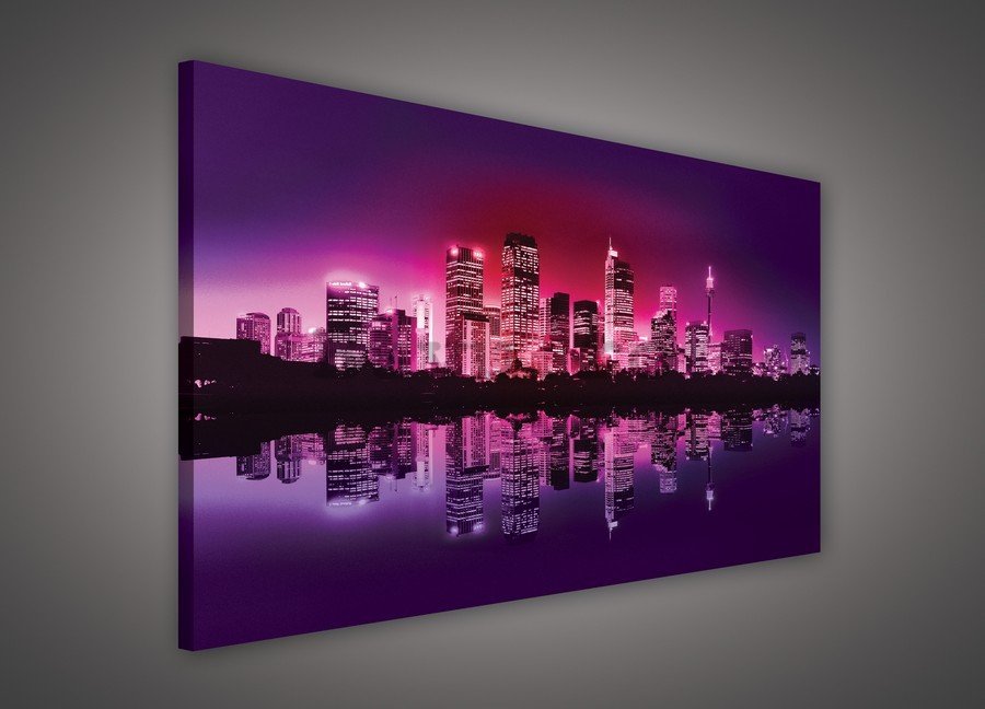 Tablou canvas: Luminile orașului (4) - 75x100 cm