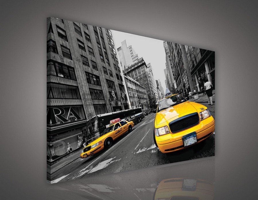 Tablou canvas: Manhattan Taxi (2) - 75x100 cm