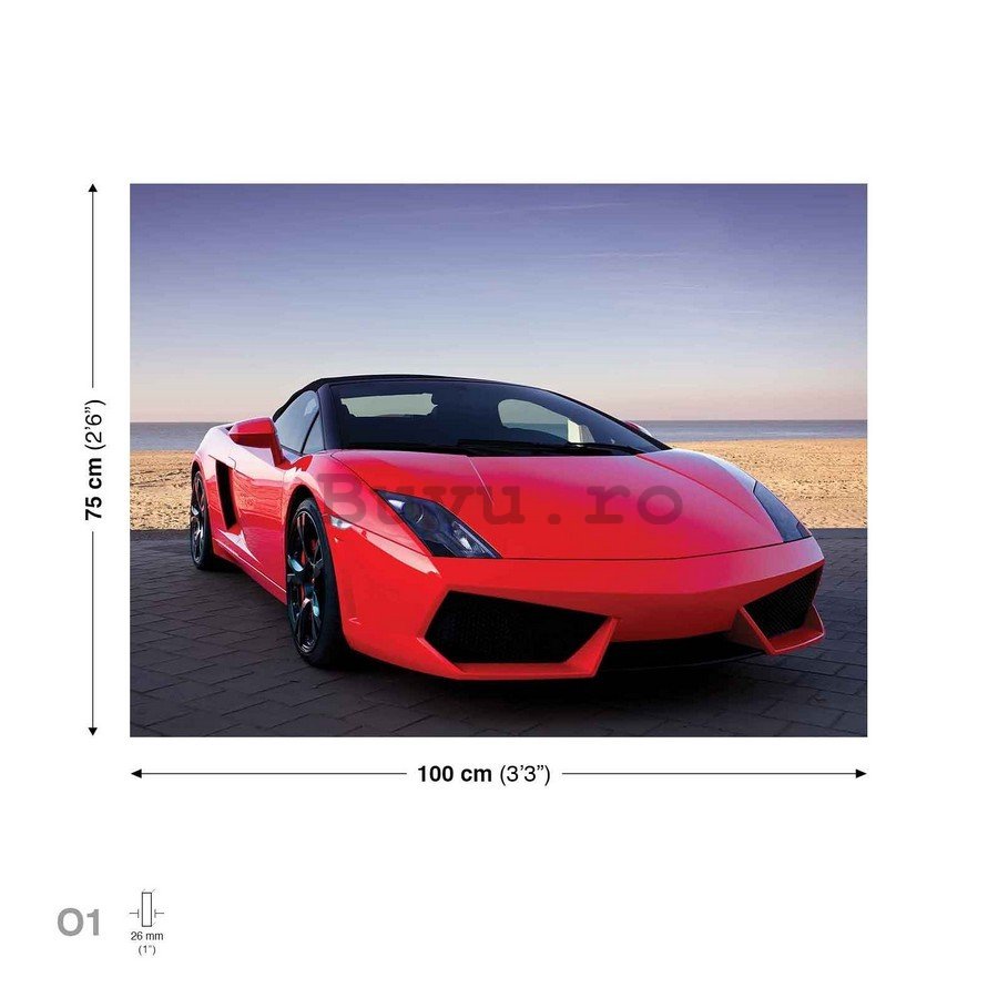 Tablou canvas: Lamborghini - 75x100 cm