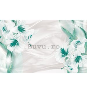Tablou canvas: Abstracție florală (4) - 75x100 cm
