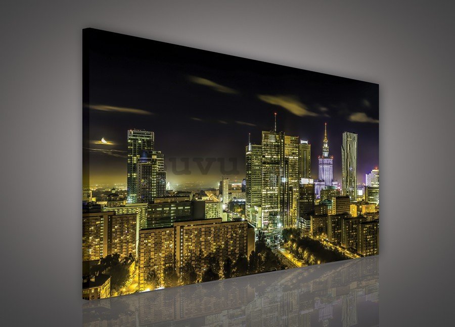 Tablou canvas: Oraș nocturn (3) - 75x100 cm