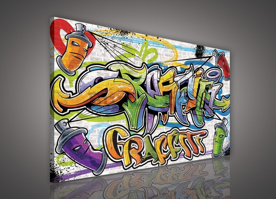 Tablou canvas: Graffiti (5) - 75x100 cm