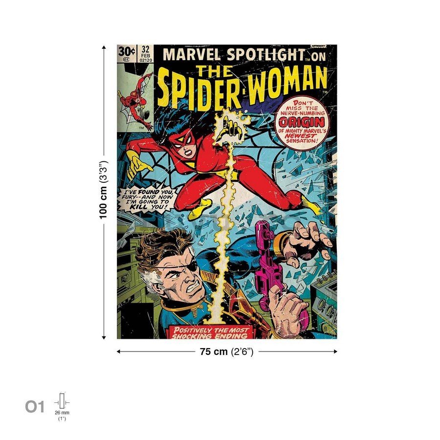 Tablou canvas: The Spider-Woman (comics) - 75x100 cm