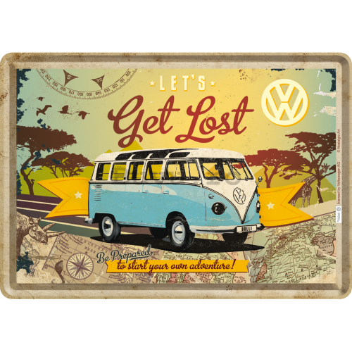 Ilustrată metalică - VW Let's Get Lost