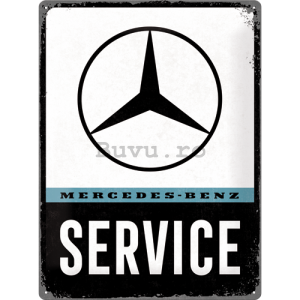 Placă metalică: Mercedes-Benz Service - 40x30 cm