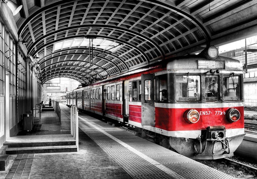 Fototapet: Metrou vechi (color) - 184x254 cm