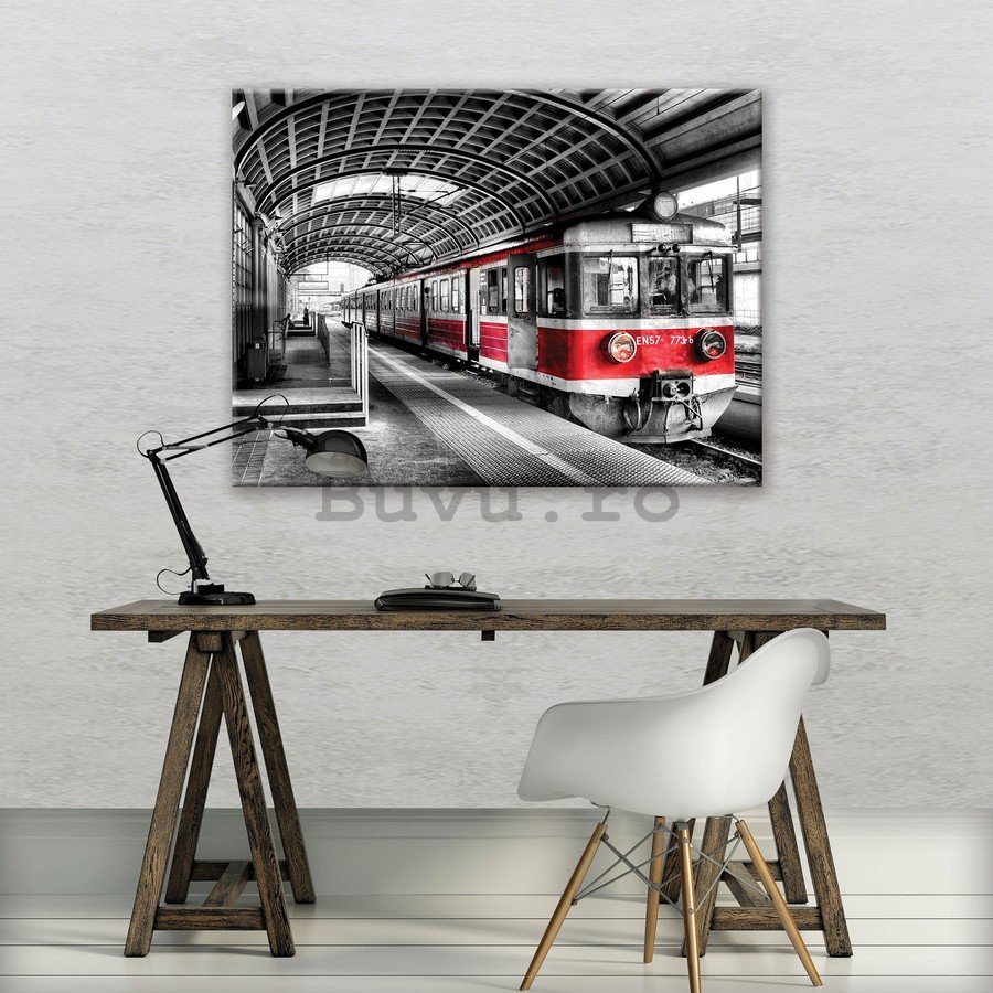 Tablou canvas: Metrou vechi (color) - 75x100 cm