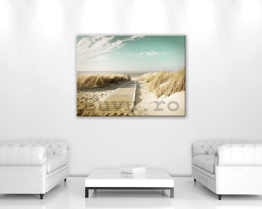 Tablou canvas: Drum spre plajă (8) - 75x100 cm