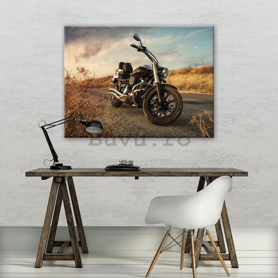 Tablou canvas: Motocicletă (1) - 75x100 cm