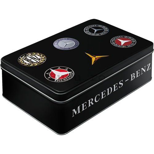 Cutie metalică plată - Mercedes-Benz Logo Evolution