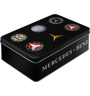 Cutie metalică plată - Mercedes-Benz Logo Evolution