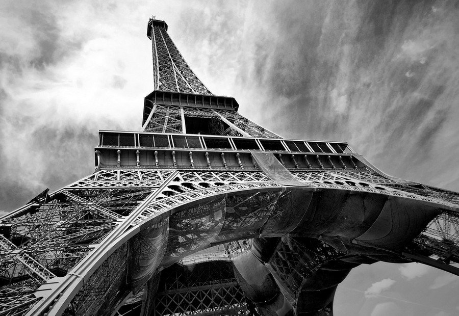 Fototapet vlies: Turnul lui Eiffel (2) - 254x368 cm