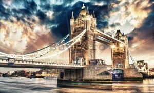 Fototapet vlies: Tower Bridge (3) - 184x254 cm