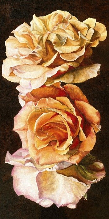 Tablou canvas - Sarah Caswell, Rose trio