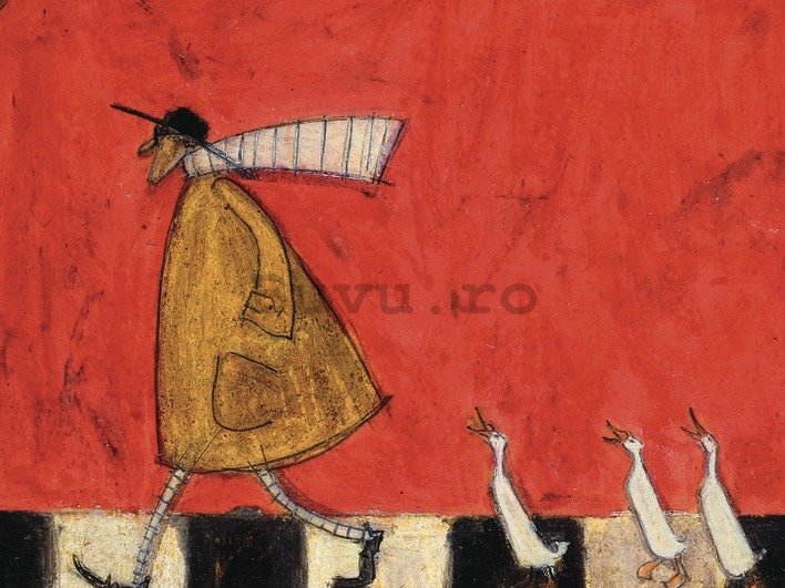 Tablou canvas - Sam Toft, Crossing with Ducks
