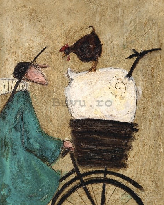 Tablou canvas - Sam Toft, Taking the Girls Home