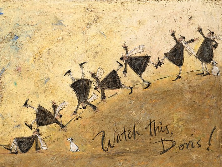 Tablou canvas - Sam Toft, Watch This, Doris!