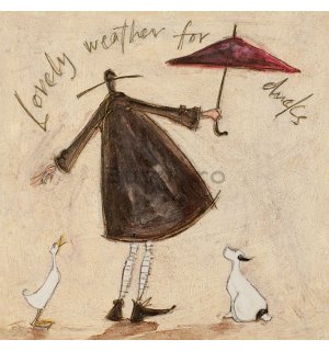Tablou canvas - Sam Toft, Lovely Weather for Ducks