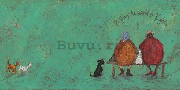 Tablou canvas - Sam Toft, Putting The World To Rights