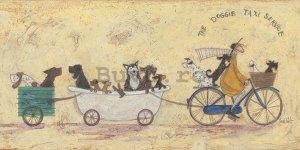 Tablou canvas - Sam Toft, The Doggie Taxi Service