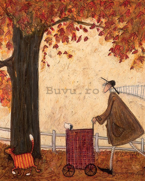 Tablou canvas - Sam Toft, Following The Pumpkin