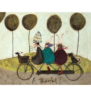 Tablou canvas - Sam Toft, A Bikeful!