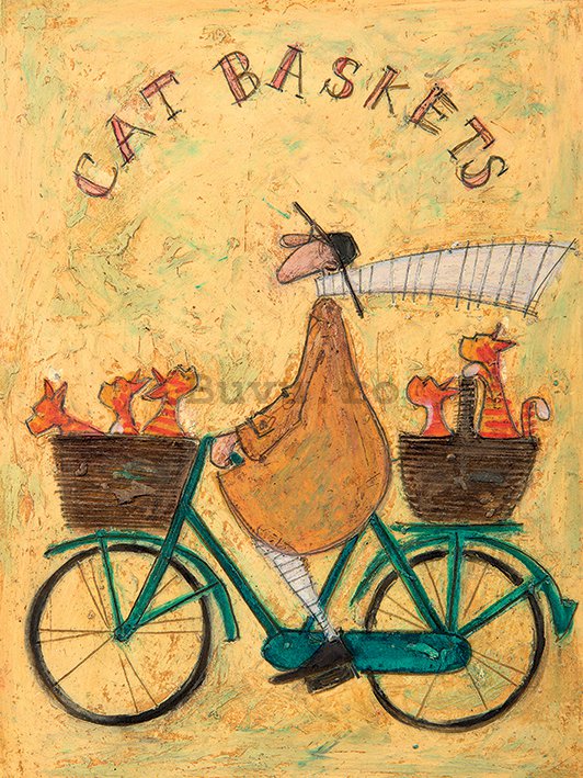 Tablou canvas - Sam Toft, Cat Baskets