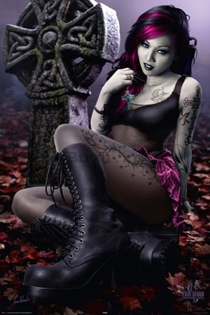 Poster - Cleo gothic