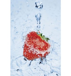 Poster - Strawberry on ice