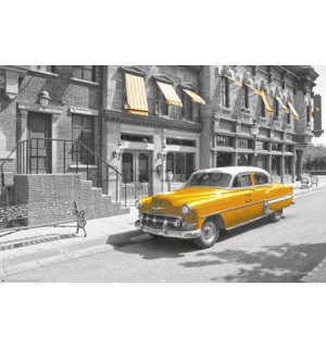 Poster - New York taxi car