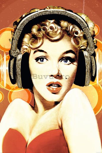 Poster - Marilyn Monroe (Sluchátka)