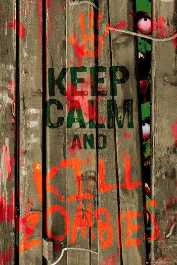 Poster - Keep Calm nad Kill Zombies