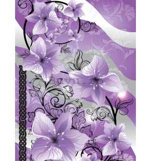 Fototapet: Flori violet - 254x184 cm
