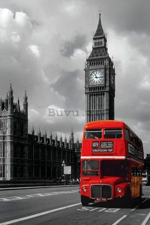 Poster - London Red Bus (1)