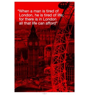 Poster - Londra (citat)