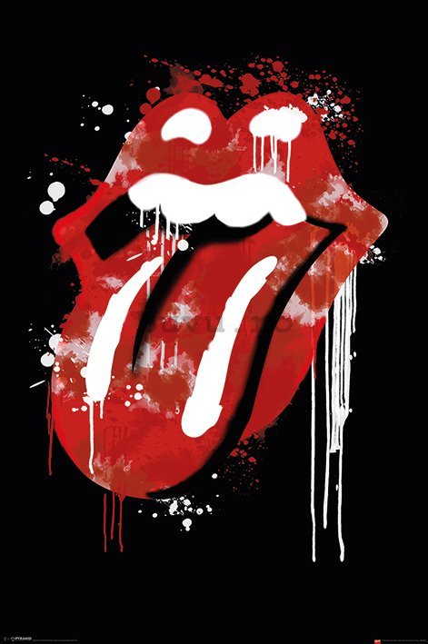 Poster - Rolling Stones (Graffiti lips)