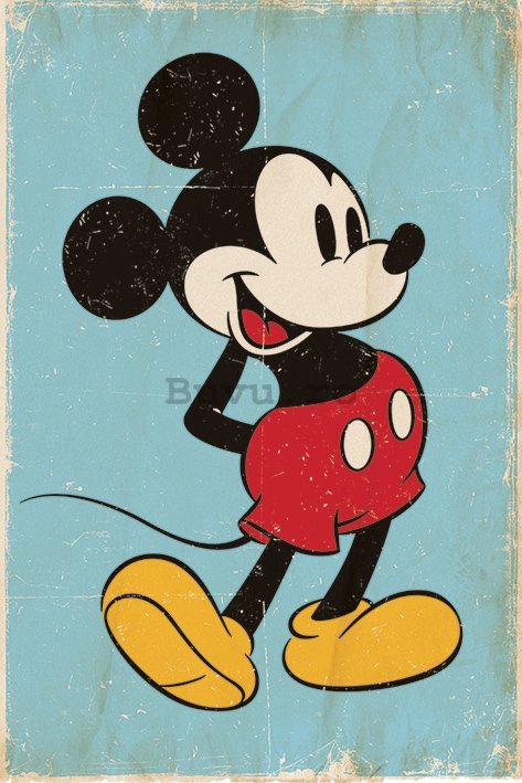 Poster - Mickey Mouse (Retro)