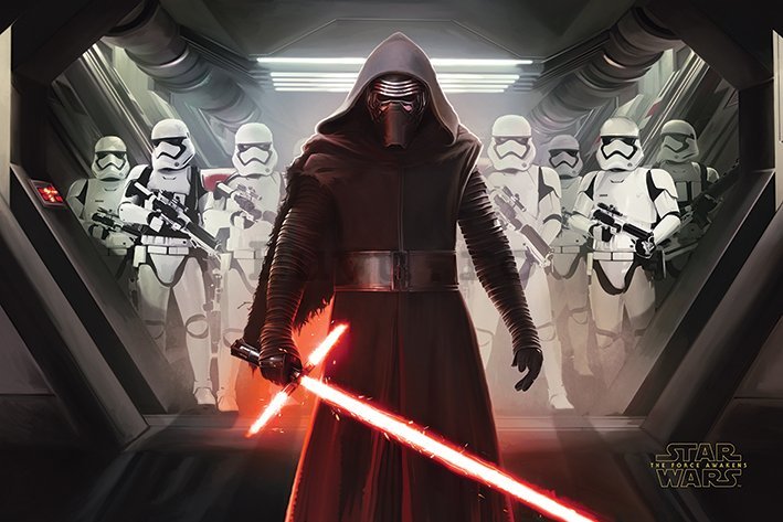 Poster - Star Wars VII (Kylo Ren & Stormtroopers)