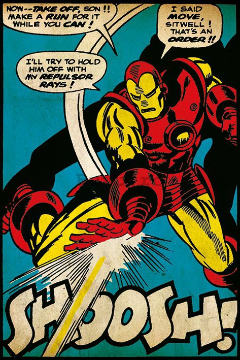 Poster - Iron Man (Snoosh!)