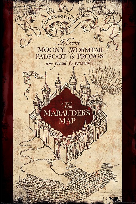 Poster - Harry Potter (The Maurader's Map)