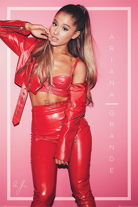 Poster - Ariana Grande (red)