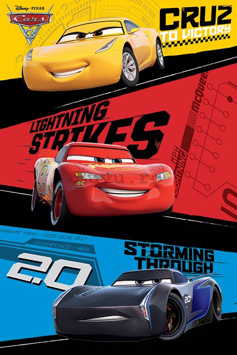 Poster - Cars 3 (Trio)