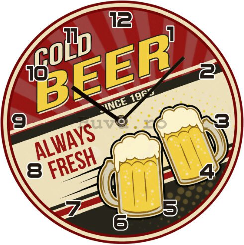 Ceas de perete - Cold Beer Since 1965