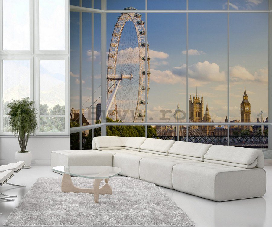 Fototapet: London Eye - 232x315 cm