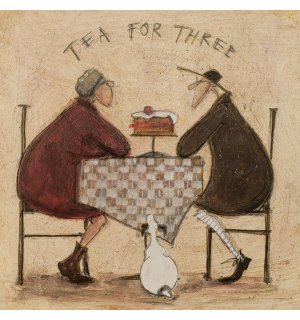 Tablou canvas - Sam Toft, Tea For Three 2
